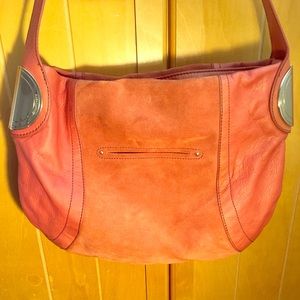 B Makowsky Leather Shoulder Bag